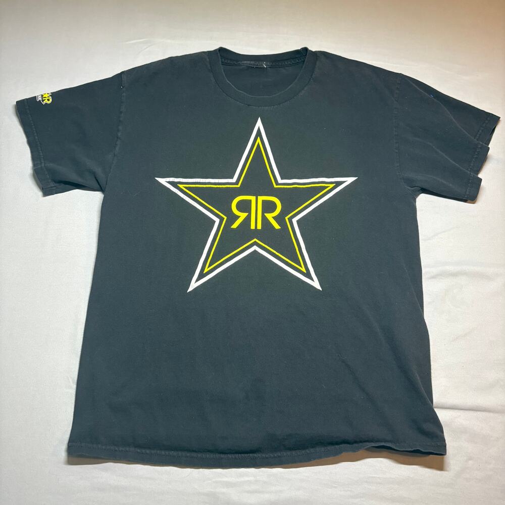 Vintage rockstar energy drink short sleeve t shirt